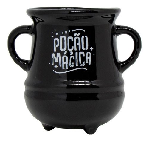 Caneca 3d 350ml Caldeirão Bruxa Minha Poção Mágica - Ideiaz