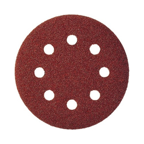 Lija Velcro 180mm 50 Uni Redonda Roto Orbital Discos Abrojo Cantidad De Granos 12