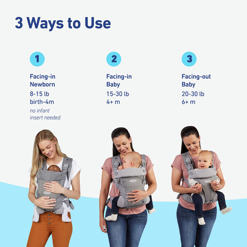 Portabebé Graco Cradle Me Lite 3 En 1, Avena