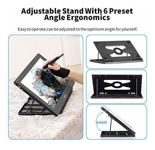 Tableta Dibujo 16hdt Pantalla 15.6 Monitor Grafico Soporte