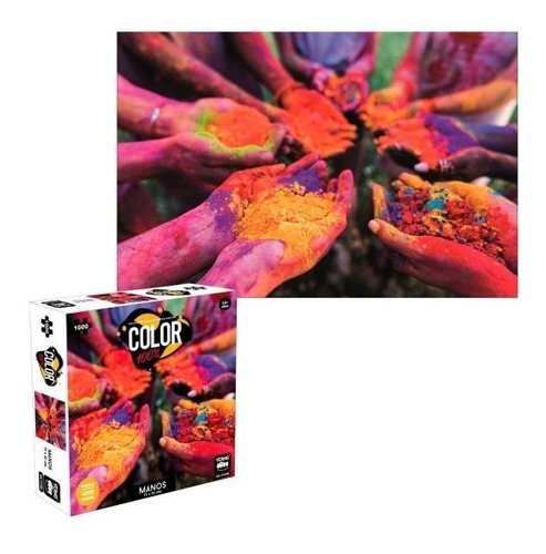 Rompecabeza Color - Manos 1000 Piezas Toyng