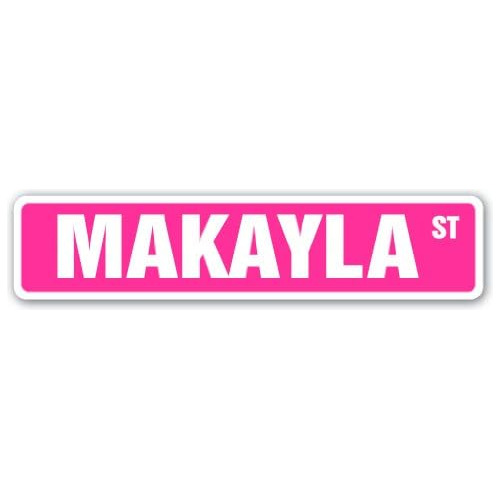 Señal De Calle Makayla Cuarto De Niños | Interior/ext...