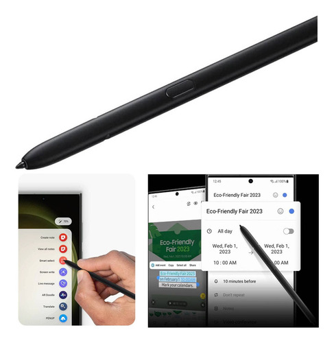 Lapiz Stylus Para Galaxy S23 Ultra 5g Con Bluetooth - Black