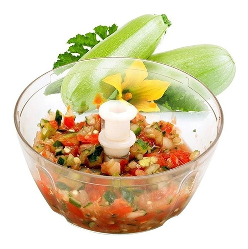 Triturador Processador Manual Legumes Temperos Carne Frango