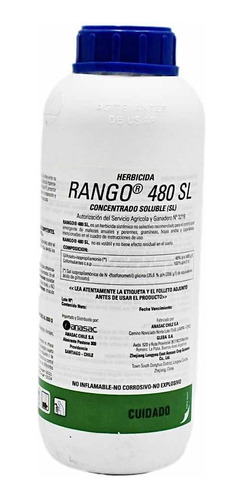 Rango 480 Sl Herbicida Concentrado Matamalezas 1 Litro