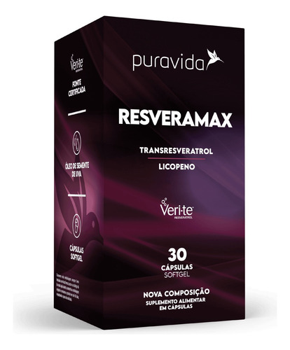 Resveramax - Puravida 30 Cápsulas