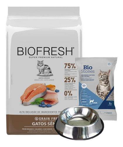 Biofresh Gato Senior Pescado Y Salmon 7.5kg + Regalo