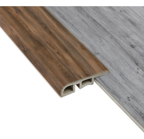 Pack 5 Unidades Cubrejunta Reductor Pvc 2mt X 45mm Tabaco