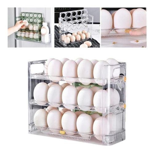 Organizador De Cocina Soporte Para Huevos De Almacenamiento 