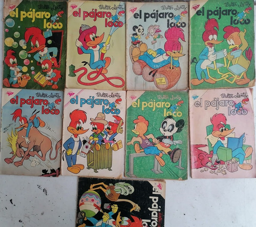 9 Historietas El Pajaro Loco Años De 1956 A 1963 