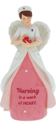 Figura De Ángel De Ocupación Enfermera Decorativa 14cm