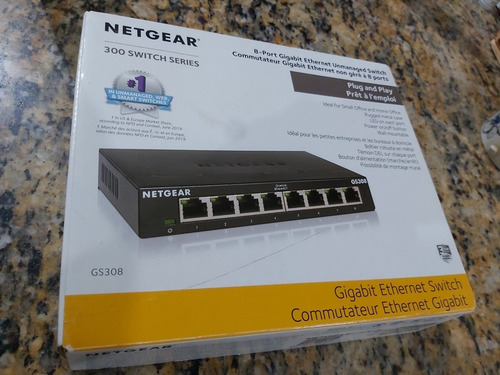 Swiche Netgear 300series 8 Puertos 