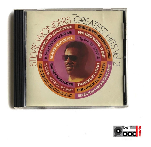 Cd Stevie Wonder's Greatest Hits Vol. 2 Edc Americana 1998