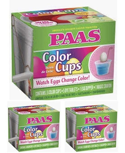 Paas Claros Tazas De Color 2 Paquete Con Huevo Osa Mayor Y L