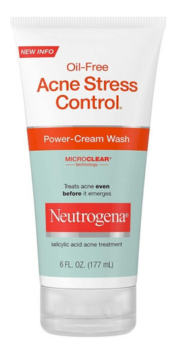 Neutrogena Oil-free Acne Stress Control Power Cream Wash Momento de aplicación Día/Noche Tipo de piel Todo tipo de piel