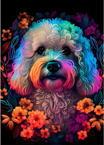 Diamond  Painting  Pintura Diamante 30x40cm Perro Promo