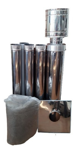 Kit Basico Caños 6 Pulgada Estufas Doble Combustion-1 Planta