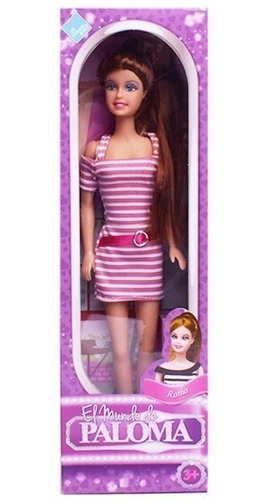Imagen 1 de 7 de Muñeca Rania Con Zapatos El Mundo De Paloma El Duende Azul