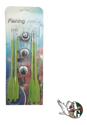 Imagen 2 de 3 de Kit Pesca 4 Dardos Y Reel Jandao
