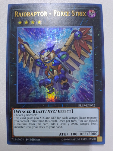 Raidraptor Force Strix Bllr-en072 Ultra Rare Yugioh 