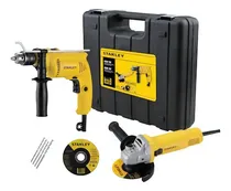 Comprar Kit Stanley Shg6061ka-b2c Taladro 600w+esmeril 4.1\u002F2 600w+di