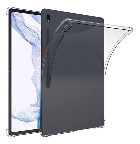 Carcasa Para Samsung Galaxy Tab S8 Transparente Suave