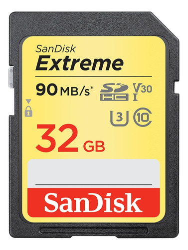 Tarjeta De Memoria Sandisk Sdsdxve-032g-gncin Extreme 32gb