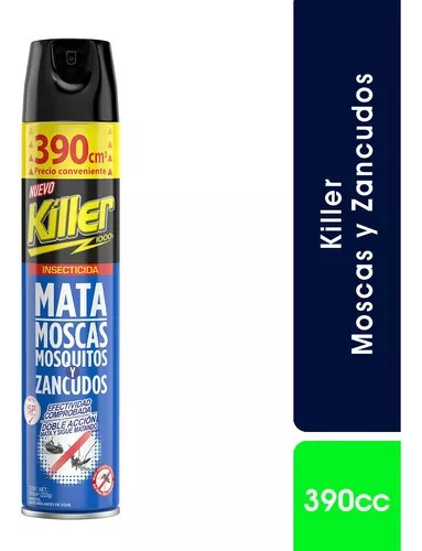 Insecticida Killer Moscas Y Zancudos 390cc