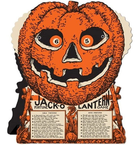 Juego Beistle Jack-o-lantern Fortune Wheel, 9 Pulgadas Por 7