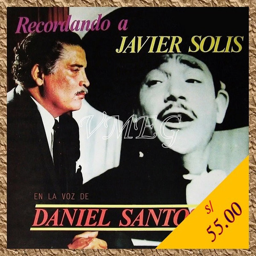 Vmeg Cd Daniel Santos 1977 Recordando A Javier Solís