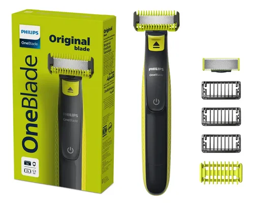 Barbeador E Aparador Elétrico Philips Oneblade Para Rosto & Corpo Sem Fio E À Prova D'água - Qp2824/10 Preto