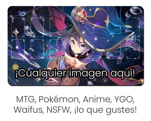 Playmat Personalizado Para Tcg (mtg, Digimon, Pokémon, Ygo)