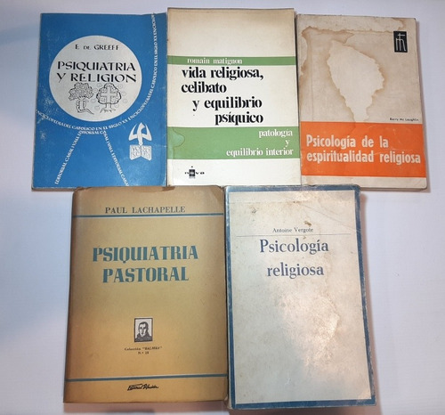 Antiguo Libro Psicologíapsiquiatria Religiosa Lotex5 Ro 1197