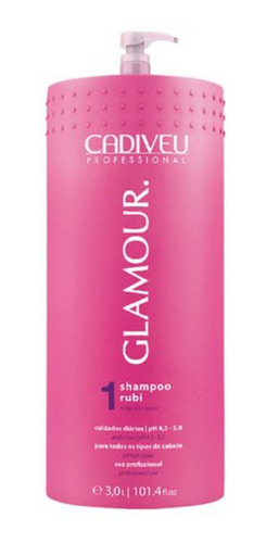 Shampoo Cadiveu Glamour 3 Litros - Profissional