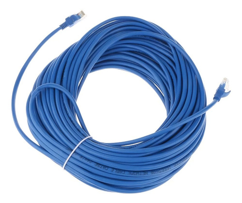 Cable De Red 10 Metros Cat5e Internet Lan Patch Cord 4 Pares