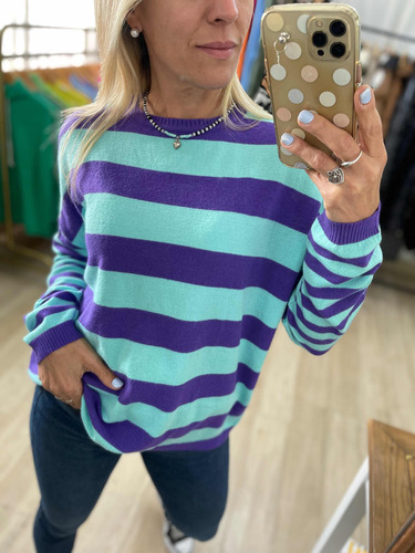 Sweater De Bremer Rayado Mujer The Big Shop