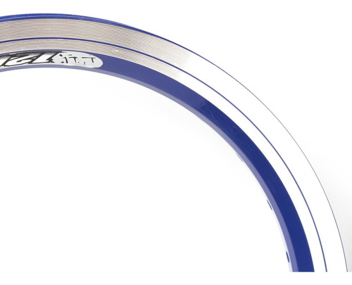 Rin Para Bicicleta R12 X28h Aluminio Azul Zla-022 Mariluz