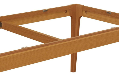 Base Mesa De Jantar Mira Bam004-ca Madeira Maciça S/ Tampo C