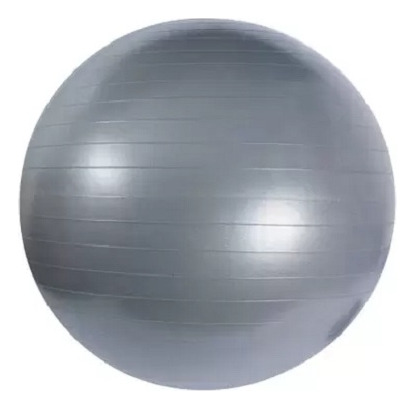 Bola Inflável Para Exercícios - Cor: Cinza Cinza