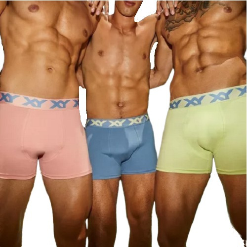 Promo Pack X 3 Boxers Lisos Con Elástico Xy Art. 1387 