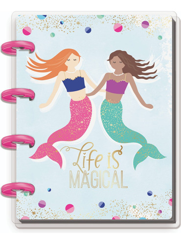 Micro Libreta Cuaderno Bolsillo Raya Notebook Happy Planner Color Sirena