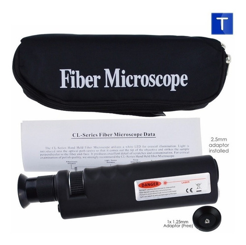 Microscopio 400x Para Fibra Óptica Fc/sc/st/lc