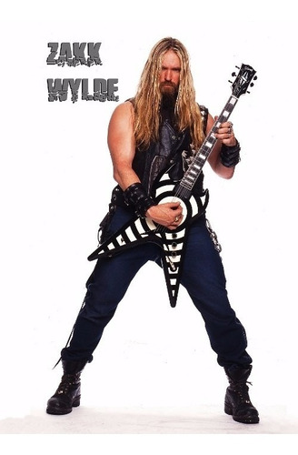 Poster Zakk Wilde Grande 60cmx84cm Rock Cartaz Guitarristas