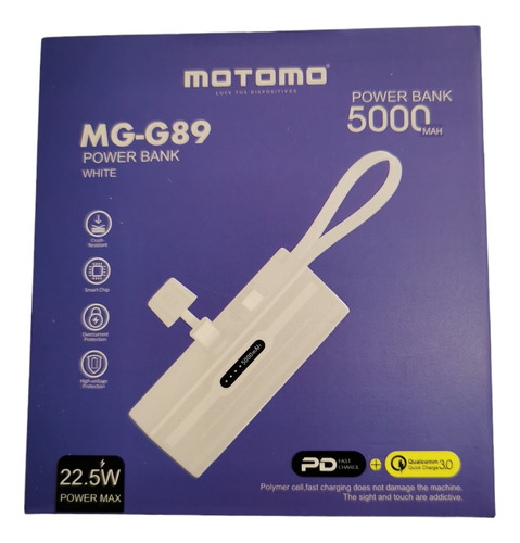 Powerbank Bateria Externa Para iPhone Y Tipoc Mg-g89 5000mah