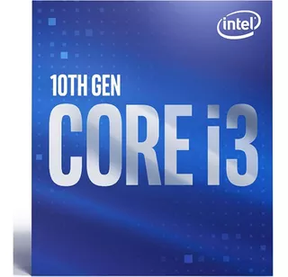 Procesador gamer Intel Core i3-10100 BX8070110100 de 4 núcleos y 4.3GHz de frecuencia con gráfica integrada