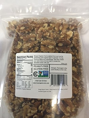 Braga Organic Farms Nueces Orgánicas, 2 Libras