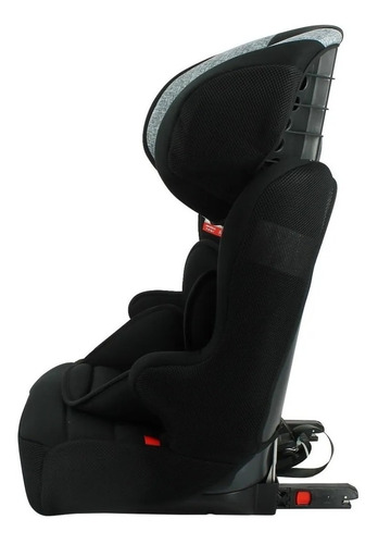 Cadeira Infantil Para Automóvel Isofix Racer Team Tex Cor Cinza Liso