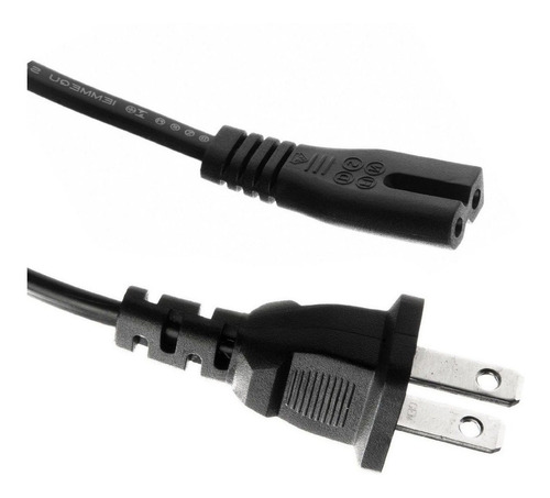 Nicetq Sustitución Us 2prong Ac Power Cord Cable For Sony