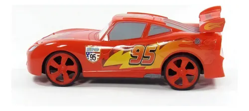 Vehiculo Cars Rayo Mcqueen A Control Remoto De Volante 9629 Color Rojo