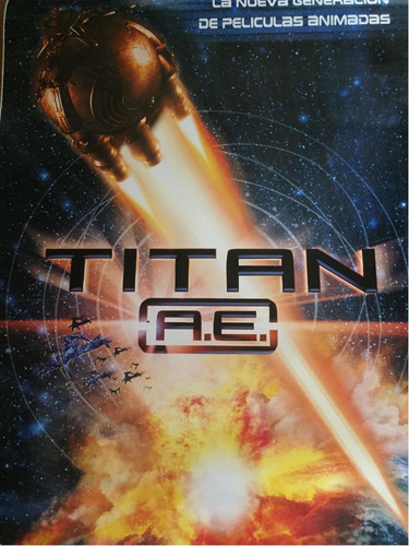 Poster Titan Ae Version B  -animacion    Damon Orig 2000